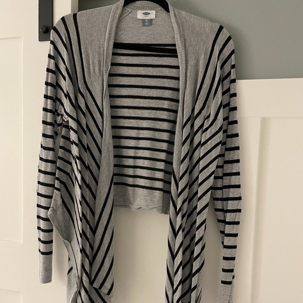 Old Navy Open-Front Striped Cardigan - Size XL